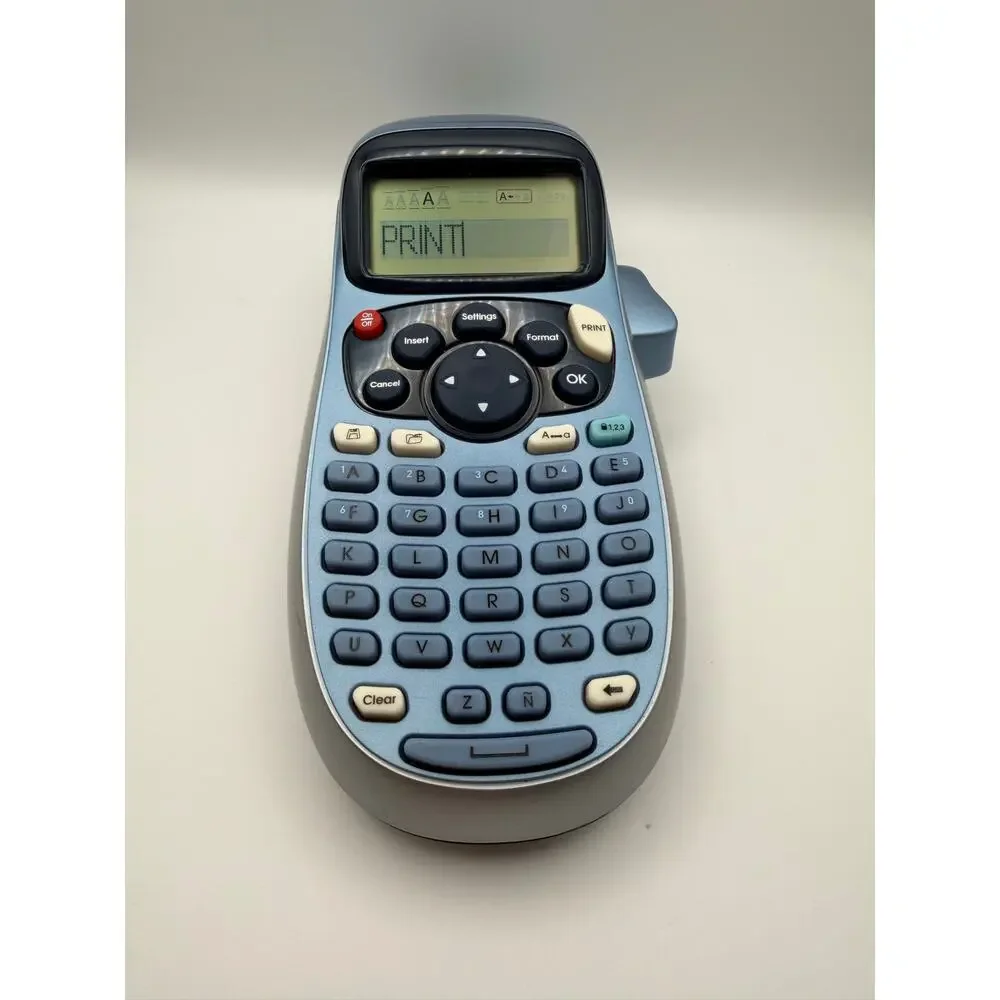 DYMO LetraTag LT-100H Handheld Label Maker Tested Working with 2 Tape Refills